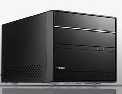 Shuttle&#039;s new XPC barebone only comes with the motherboard, PSU and cooling system. (Source: Shuttle Europe)