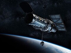 An artist's illustration showing the Hubble Telescope. (Image source: Andrew-Art - Pixabay)