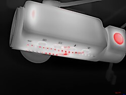 Temperature near the buttons