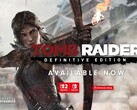 Tomb Raider: Definitive Edition Switch and Switch 2 banner (Image source: Nintendo of America with edits)