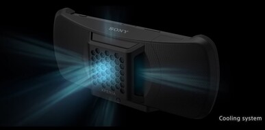 The Xperia 1 IV gaming gear cooling system. (Image source: Sony)