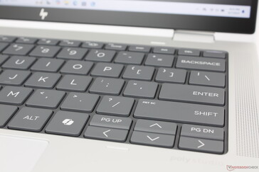 The PgUp, PgDn, and arrow keys are cramped onto the corner