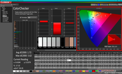 ColorChecker before calibration