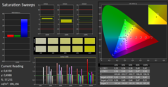 CalMAN - Color saturation (calibrated)