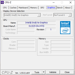 cpu-z: Graphics