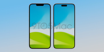 iPhone 14 Plus and iPhone 15 Plus side-by-side. (Image Source: 9to5Mac)