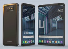 A render based on LG&#039;s alleged IP. (Source: LetsGoDigital)