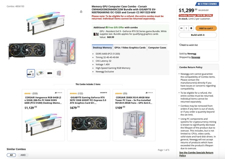 The exciting combo deal is valid only for a limited time.