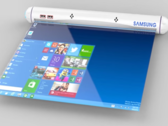 A Samsung rollable device render. (Source: LetsGoDigital)