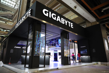 Gigabyte floor at Computex 2018