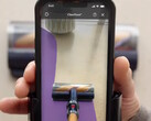 Dyson CleanTrace AR app allows users to see the spots they missed while vacuuming. (Source: Dyson on YouTube)