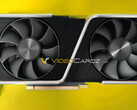 The RTX 3060 Ti Founders Edition, according to Videocardz. (Image source: Videocardz)