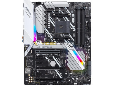 Asus X470 Prime-Pro. (Source: Videocardz)