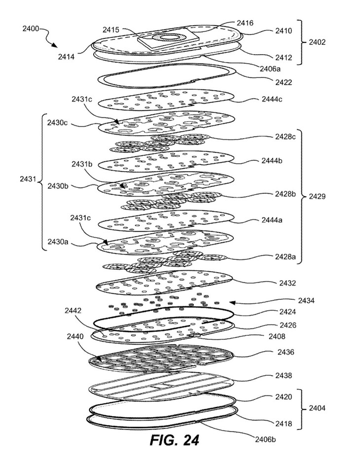 An Apple patent application detailing the AirPower design. (Source: USPTO)