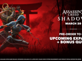 Assassin's Creed Shadows launches on March 20 (image source: Ubisoft)
