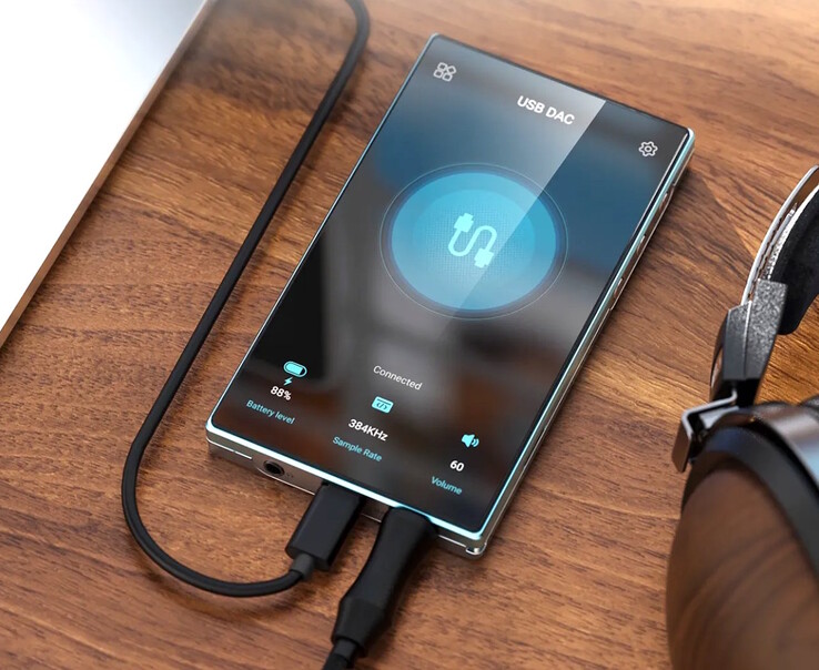 The Fiio JM21 2026 digital audio player can be used as a high-resolution digital audio converter with laptops. (Image source: Fiio)