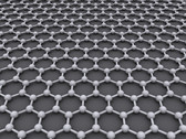 Graphene is made from a hexagonal latticework of carbon atoms and can technically be considered a single aromatic molecule regardless of its size. (Source: WikiCommons)