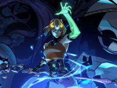 Pictured: Melinoë casting a spell. (Image Source: Supergiant Games)