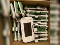 An image from GoFundMe showing prototype Nintendo Wii U Devkits from Sega UK raid (image source: GoFundMe)