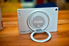 The round stand on the Lenovo Tab Plus Gen 2 is extremely versatile.