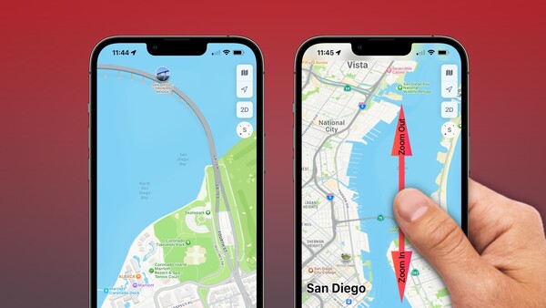Pinch to zoom is for novices. Map out your route with ease and navigate the Maps like never before. (Image source: Apple)