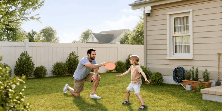 The TrackFlex security camera has a 2-in-1 dual-lens design (Image source: Reolink)