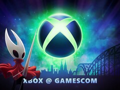 Xbox Gamescom 2025 banner with Hornet from Hollow Knight: Silksong (Image source: Xbox Wire, Team Cherry with edits)