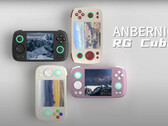 Anbernic has now shown the RG Cube in a black colour option. (Image source: Anbernic)