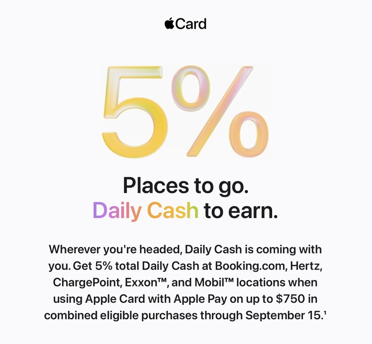 The offer is valid till the 15th of September.