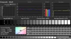 CalMAN: grayscale (calibrated)