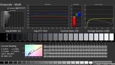 CalMAN: Grayscale (calibrated)