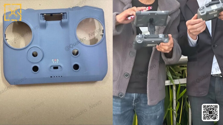 The RC Pro 2 looks rather different compared with existing DJI controllers. (Image source: Quadro_News)