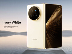 The Magic V5 in Ivory White is the only version that is 8.8 mm thick. (Image source: Honor)