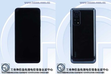 Redmi K30S on TENAA. (Image source: TENAA via Gizmochina)