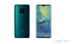 An up-to-date render of the Mate 30 Pro. (Source: QQ.com)