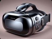 A "Samsung VR headset" mock-up". Source: Notebookcheck via DALL-E 3 