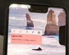 One of the images online showing an alleged extra notch on the Pixel 3 XL. (Source: Piunika Web)