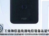 The Razr 60 Ultra(?). (Image source: TENAA)