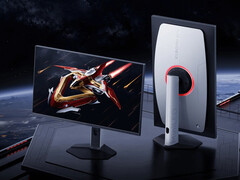 The Mini LED Gaming Monitor G Pro 27Qi 2026 contains a dual-tone finish and a lighting ring on its rear side. (Image source: Xiaomi)