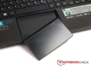 The touchpad can be taken out of the laptop