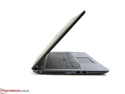 The HP ZBook 14 is significantly thinner, lighter and represents the fashionable ultrabook design.