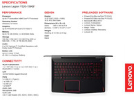 Legion Y520 specs