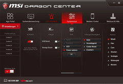 MSI Dragon Center, System Tuner