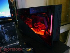 The ROG XG2 - prototype of an external GPU enclosure for ASUS notebooks