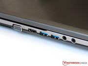 USB 3.0 is present with two ports.