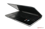 A chiclet keyboard with complete numeric pad is used.