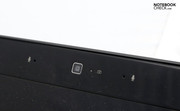 A 1.3 megapixel webcam is installed into the display bezel.