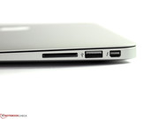 ...as well as card reader, USB 3.0 and Mini-DisplayPort/Thunderbolt.