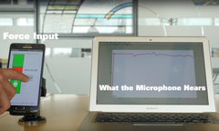 Tap pressure could be calculated based on sound frequencies for a faux 3D Touch experience