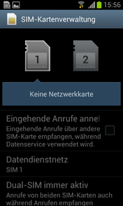 SIM card management